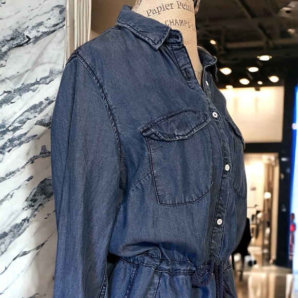 Label Of Graded Goods super soft rayon jean drawstring waistband tshirt dress - Picture 8 of 16